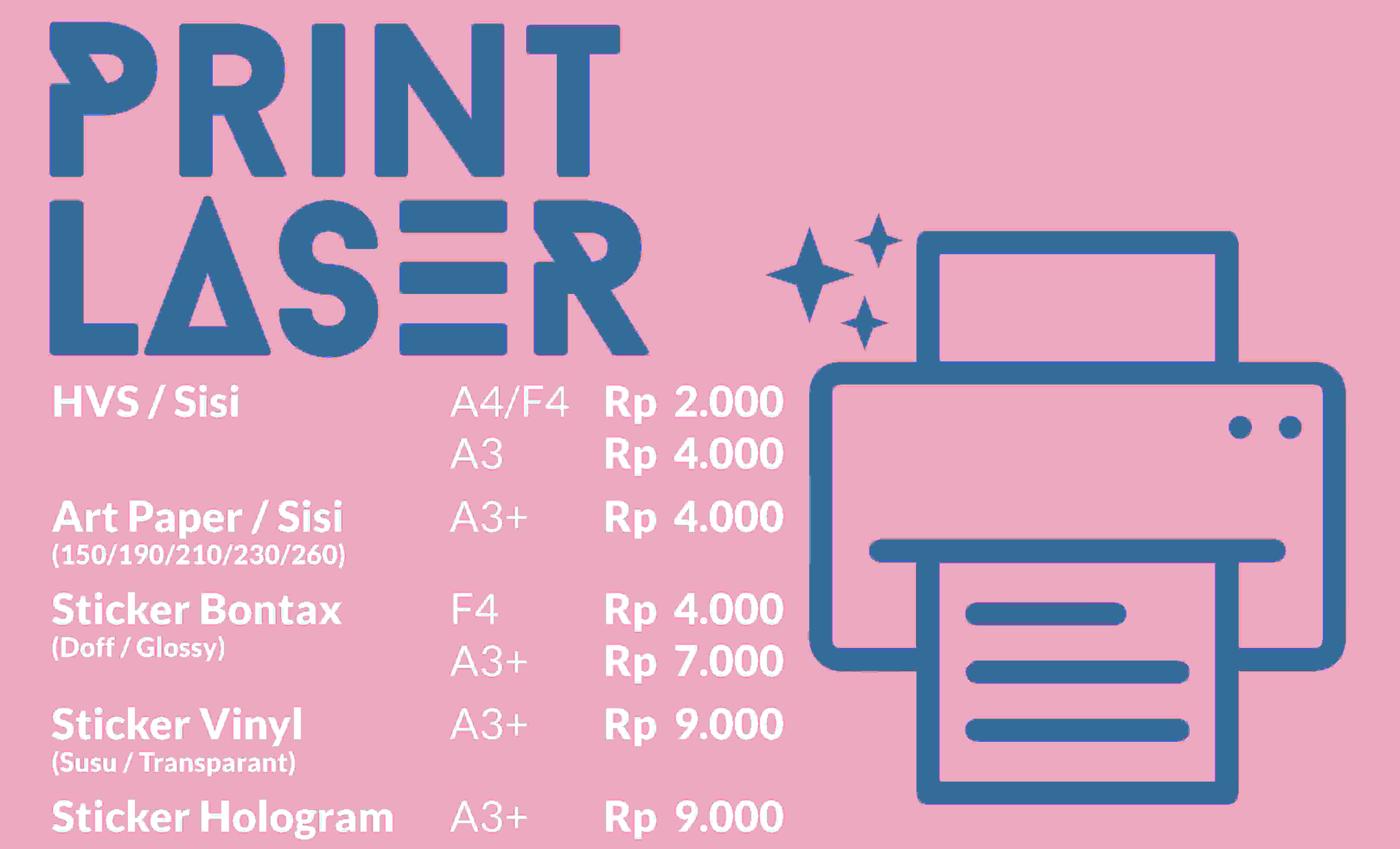JASA PRINT LASER F4
